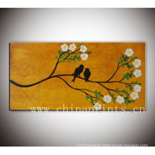 Attracted Abstract Diy Birds Oil Painting for Sales